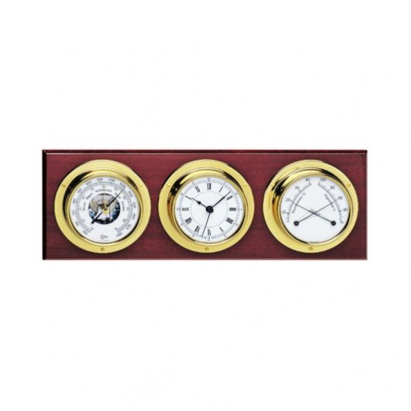 Barigo : 386MSMA – 85 mm x 3 Dials, Brass, Mahagony